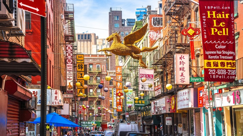 Chinatown in Manhattan