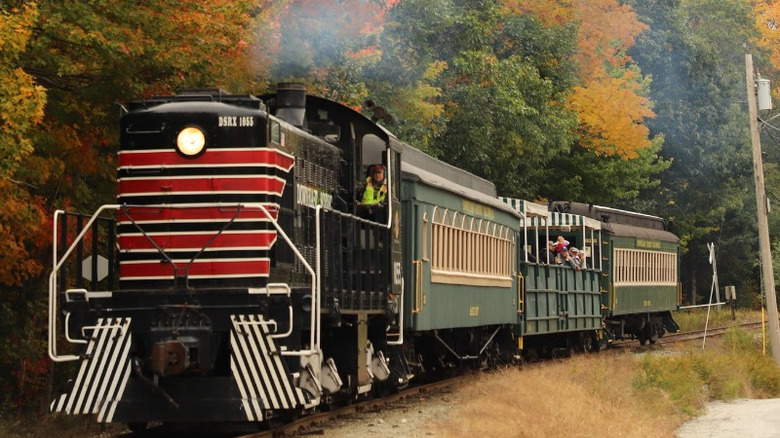 Downeast Scenic Railroad train excursion