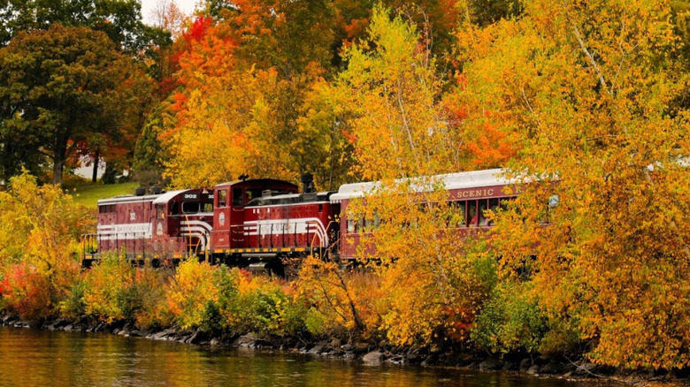 Winnipesaukee Scenic Railroad fall excursion