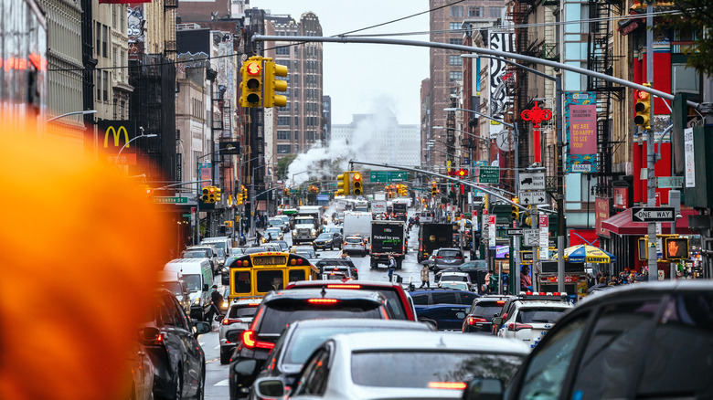 Traffic in New York City, USA