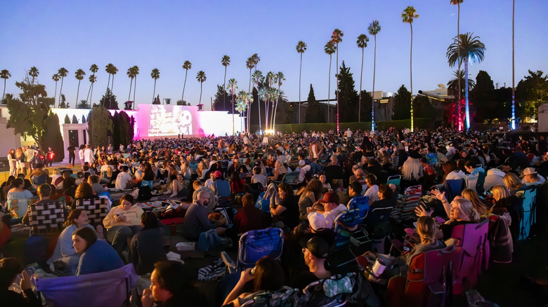 movie screening at Hollywood Forever