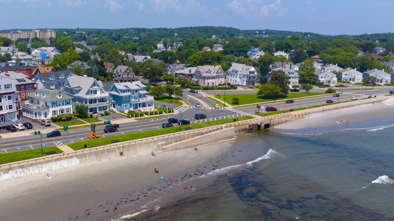 Aerial view of King's Beach