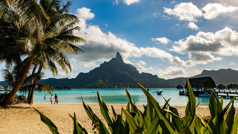 Mt. Otemanu from beach