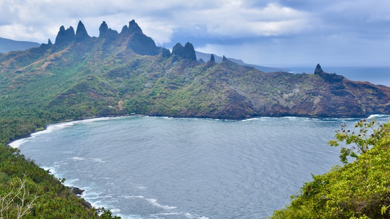 craggy peaks of Nuka Hiva