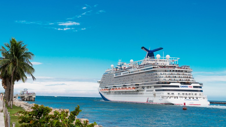 Cruise ship in Miami, Florida