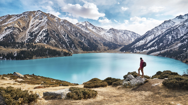 Lake near Almaty Kazakhstan