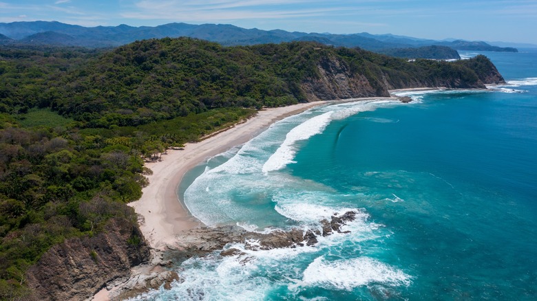 Playa Barrigona aerial view