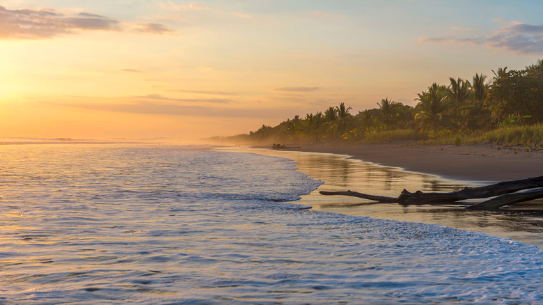 sunset at Playa Matapalo