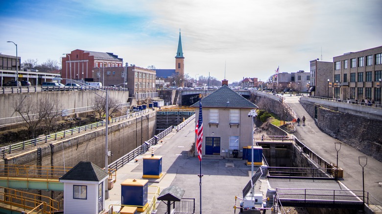 A lock at Lockport, NY