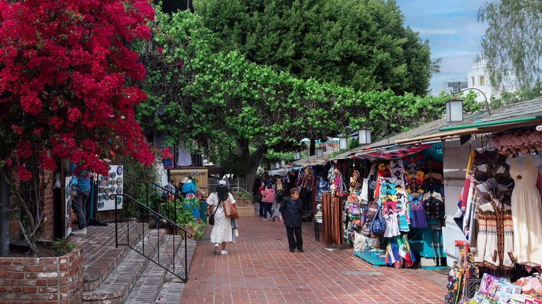 Olvera Street market in LA