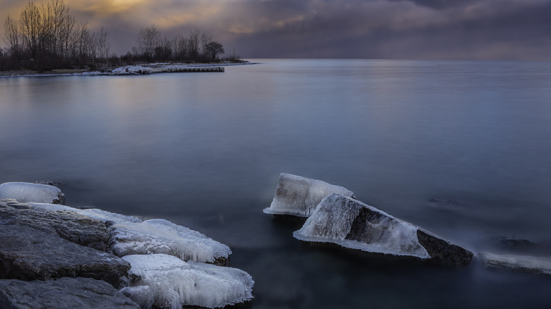 Lake Ontario in the winter