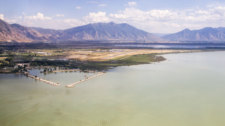 Utah Lake from above