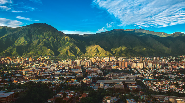 mountains behind Caracas, Venezuela