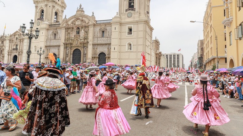 street festival in Lima, Peru