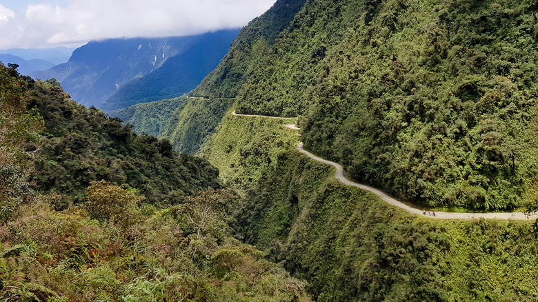 The Death Road in Bolivia