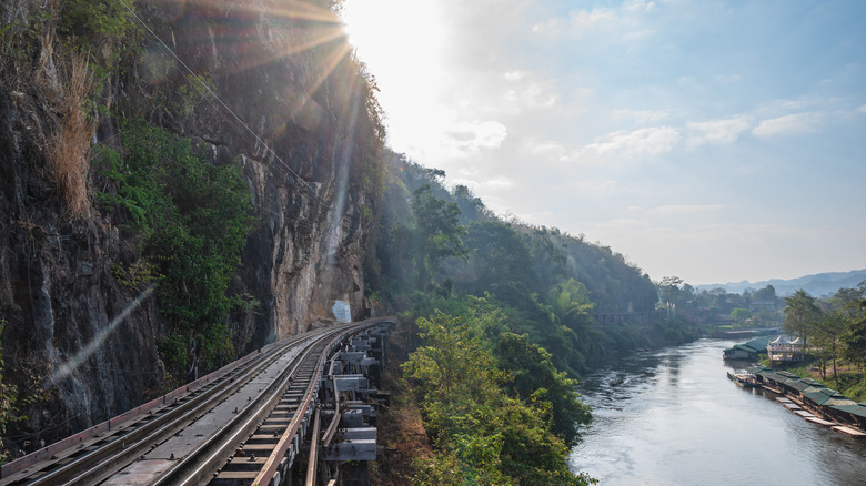 The Burma Railway in Myanmar