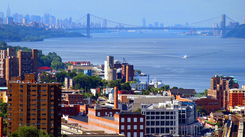 View of Yonkers looking to New York City