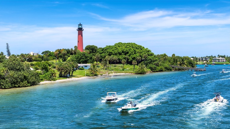 Jupiter's inlet and lighthouse