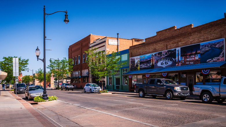 picture of downtown Winslow, Arizona