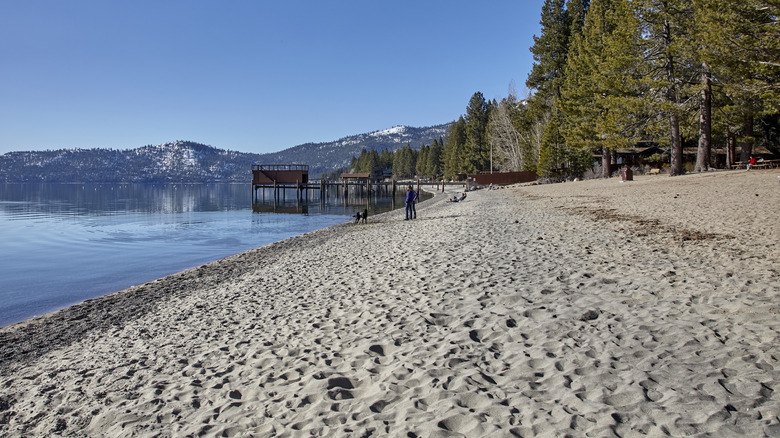 Beach of Lake Tahoe, Nevada