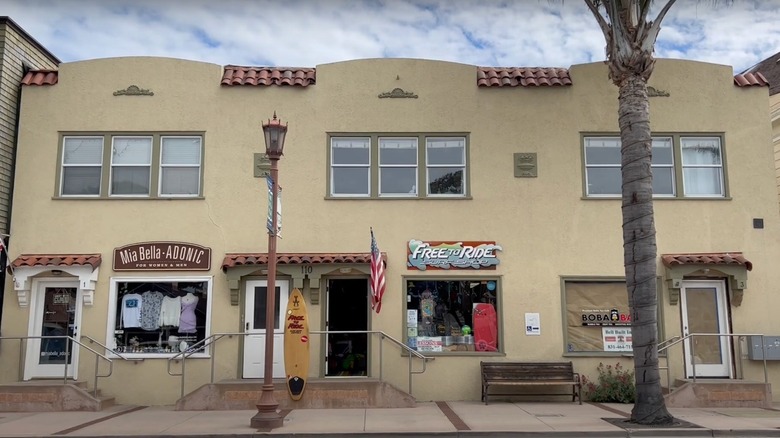 Storefronts in Capitola Village