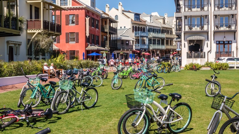 Bikes in Rosemary Beach