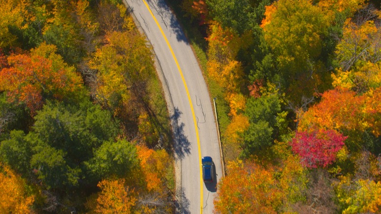 Blue Ridge Parkway in fall