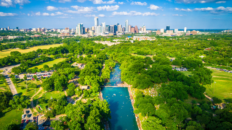 Barton Springs Pool in Austin, Texas