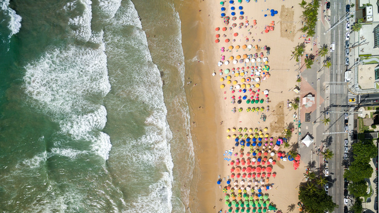 Aerial view of Boa Viagem Beach 