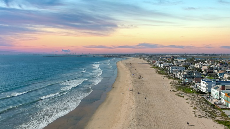 Aerial view of Sunset Beach