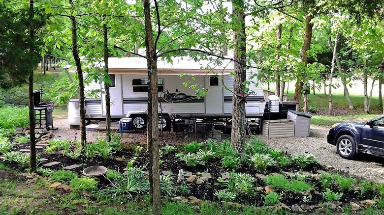 RV at Cedar Trails Nudist Retreat