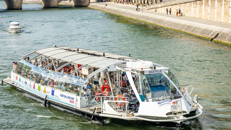 Batobus on the Seine in Paris