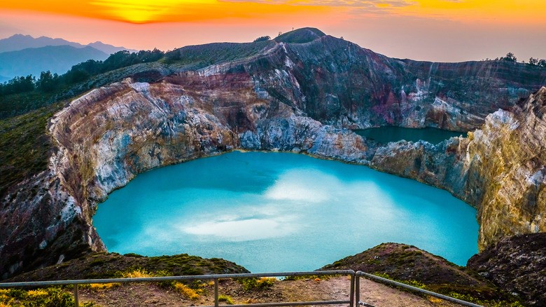 Kelimutu Crater Lakes in Flores Island