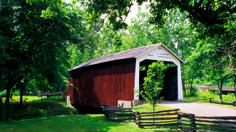 Covered bridge in Indiana