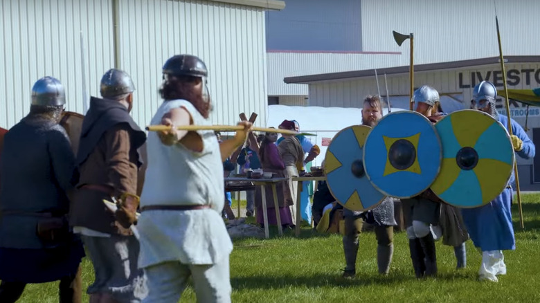 Mock battle at Norsk Høstfest