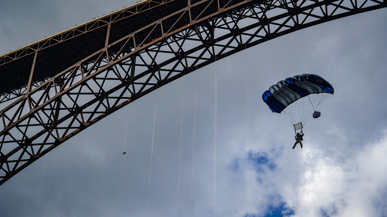 Jumper during Bridge Day