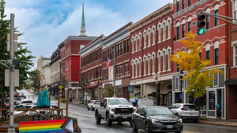 Stroll downtown Bangor, Maine