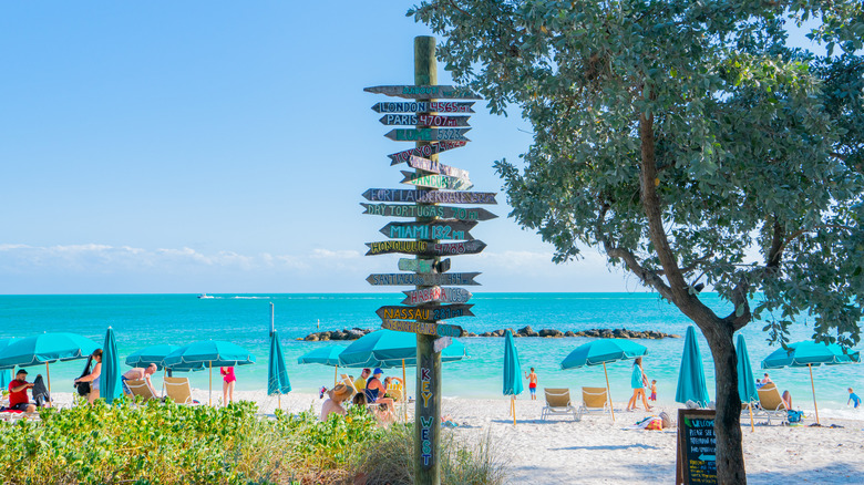 Beach entrance at Fort Zachary Taylor