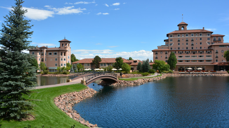 Lake view at Broadmoor in Colorado Springs