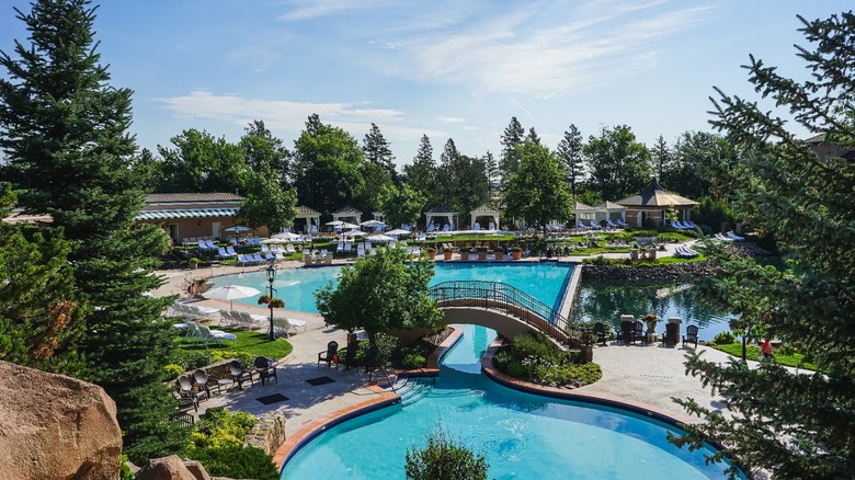 Outdoor pool at the Broadmoor