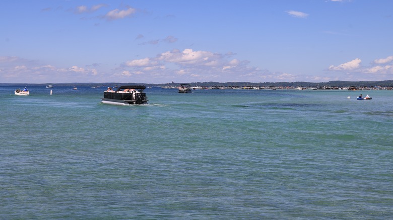 Boats on Torch Lake