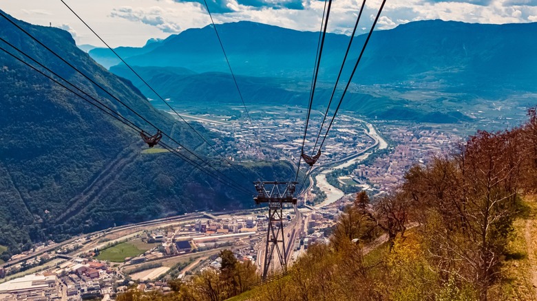 cable car Oberbozen, South Tyrol