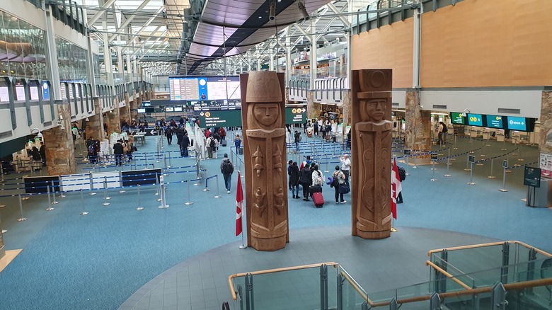 inside Vancouver International Airport