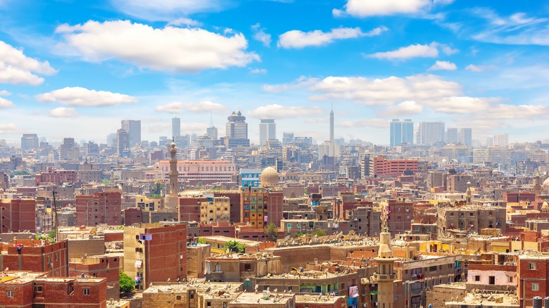 Cairo skyline old and new