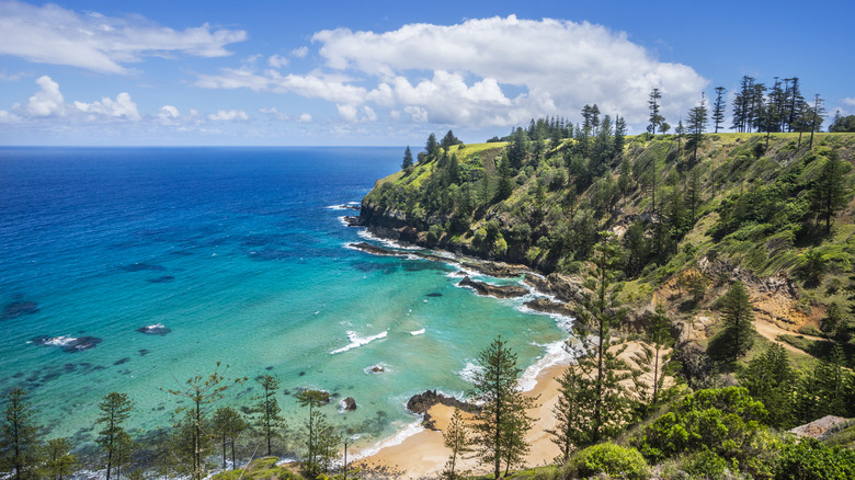 Protected beach, Norfolk Island, Australia