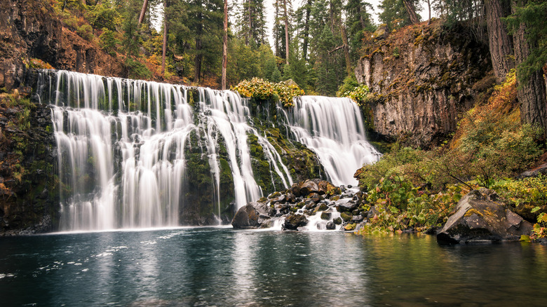 Middle McCloud Falls in Shasta Cascade