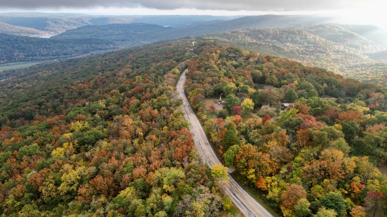 Ozark Mountains fall Arkansas