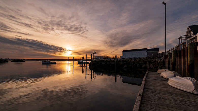 Sunset over Biddeford Pool