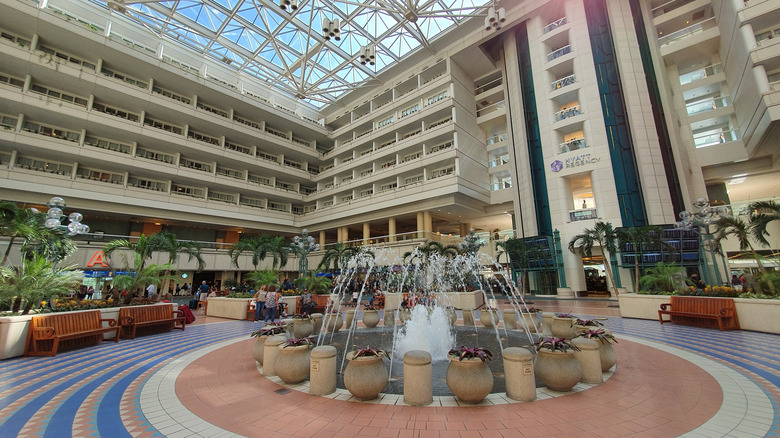 Inside Orlando International Airport