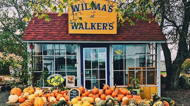 Farm stand in Little Compton, Rhode Island, on the Farm Coast